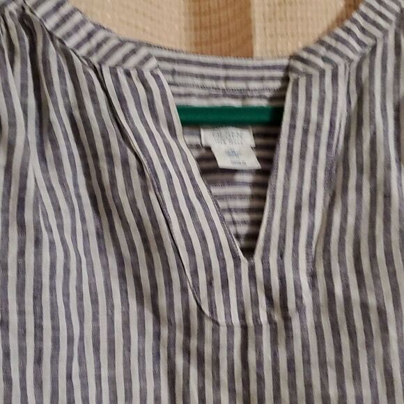 Sigrid Olsen 100% Linen  Blouse M - Picture 5 of 6
